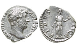 Adriano Denario 136 d.C. Roma EBC