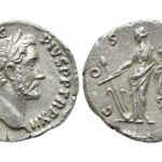 Antonino Pío Denario 148-149 d.C. Roma EBC