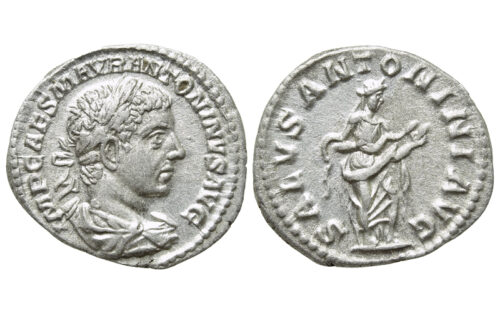 Heliogábalo Denario 218-222 d.C. Roma MBC