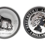 Australia 1 Dólar 2010 Año Lunar Tigre PROOF