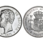 Amadeo I (1871-73) 5 Pesetas 1871* 18–71 limp. EBC