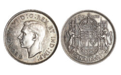 Canadá 50 Cents 1937 EBC