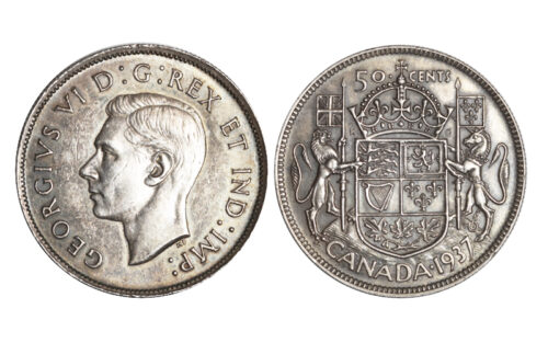 Canadá 50 Cents 1937 EBC