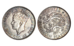 Chipre 18 Piastras 1940 EBC