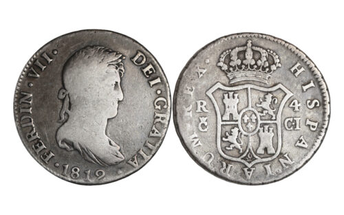 Fernando VII 4 Reales 1812 Cádiz CI BC-
