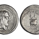 Manio Fonteio Denario 85 a.C. Roma MBC-