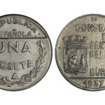 Santander, Palencia y Burgos 1 Peseta 1937 MBC