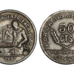 Santander, Palencia y Burgos 50 Céntimos 1937 MBC