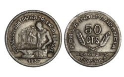 Santander, Palencia y Burgos 50 Céntimos 1937 MBC