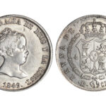 Isabel II 4 Reales 1849 Madrid EBC-