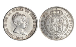 Isabel II 4 Reales 1849 Madrid EBC-