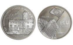 Italia Ecu 1992 Aniversario Fundación Comunidad Económica Europea PROOF