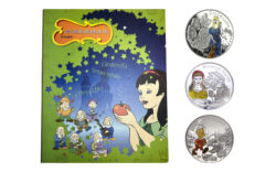 Estuche Cuentos Infantiles De Europa 2002 1 1/2 Euros Cenicienta, Blancanieves y Pinocho PROOF