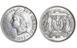 Republica Dominicana 1 Peso 1952 SC
