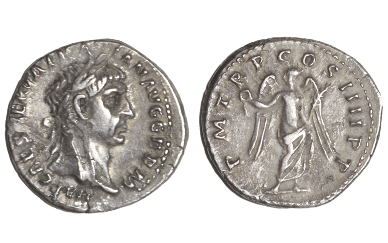 Trajano Denario 101-102 d.C. Roma MBC