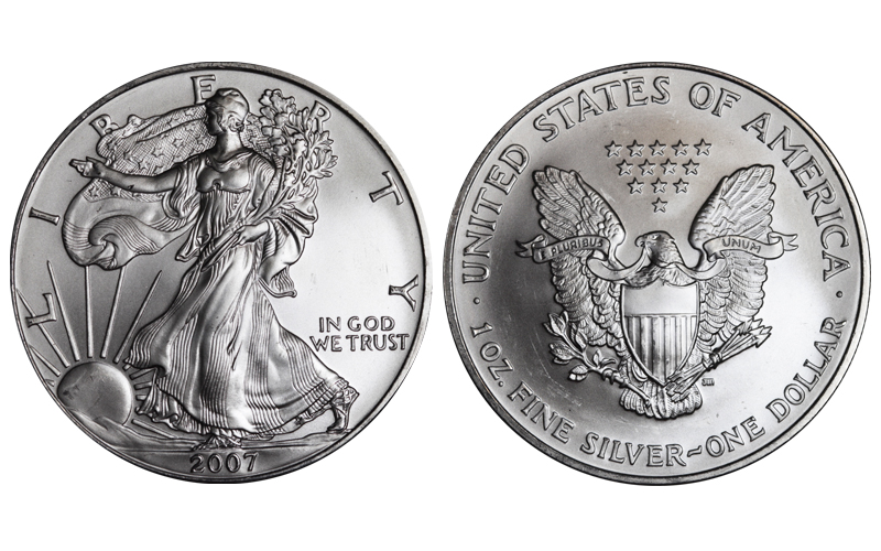 Estados Unidos 1 Dólar 2007 American Eagle SC