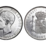 Alfonso XIII 5 Pesetas 1899*18-99 SGV SC-FDC