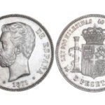 Amadeo I (1871-73) 5 Pesetas 1871*18-71 SC-