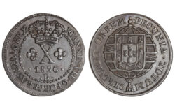 Brasil Joannes 10 Reis 1820 MBC+