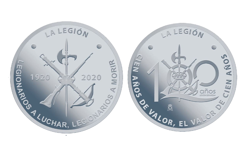 Medalla Conmemorativa del Centenario de la Legión Española 2020 SC