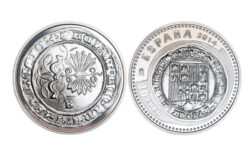 España 10 Euros 2014 V Serie Joyas Numismáticas 1 Real RR.CC. PROOF