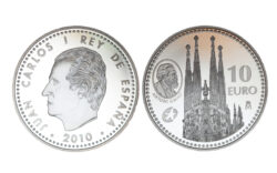 España 10 Euros 2010 Antoni Gaudí PROOF