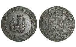 Felipe V 1 Maravedí 1719 Valencia MBC