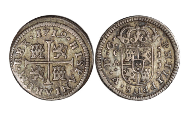 Felipe V 1/2 Real 1719 Cuenca JJ MBC