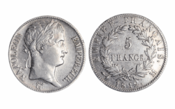 Francia Napoleón 5 Francos 1812 M Tolouse MBC