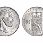 Holanda Willem III 2 1/2 Gulden 1874 SC