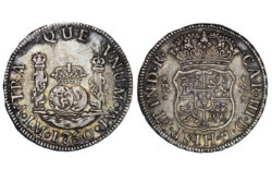 Carlos III 2 Reales Lima 1760 EBC-