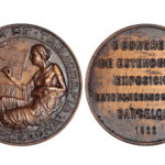 Medalla Academia de Taquigrafía de Barcelona 1922 EBC
