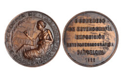 Medalla Academia de Taquigrafía de Barcelona 1922 EBC