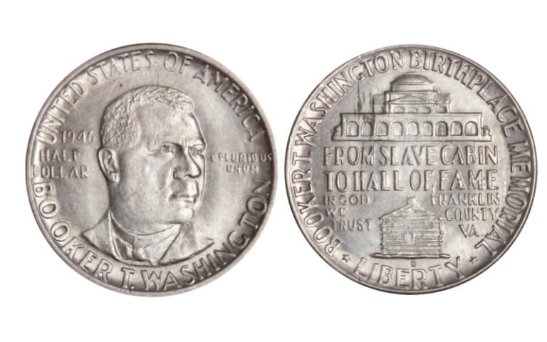 Estados Unidos 1/2 Dólar 1946 Booker T. Washington EBC