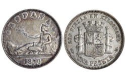 Gobierno Provisional 1 Peseta 1870*18-73 MBC