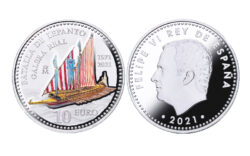 España 10 Euros 2021 450 Aniversario Batalla de Lepanto PROOF