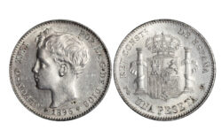 Alfonso XIII 1 Peseta 1896*18-96 SC