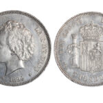 Alfonso XIII 5 Pesetas 1894*18-94 PGV EBC-SC