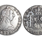 Carlos III 8 Reales 1774 Potosí JR MBC