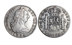 Carlos III 8 Reales 1774 Potosí JR MBC