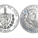 Cuba 10 Pesos 1990 V Centenario Fernando II PROOF