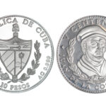 Cuba 10 Pesos 1990 V Centenario Juan de la Cosa PROOF