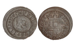 Felipe IV (1621-1665) 16 Maravedís 1663 Segovia EBC