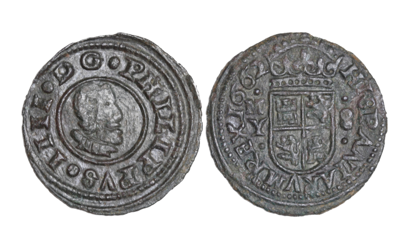 Felipe IV (1621-1665) 8 Maravedís 1662 Madrid EBC