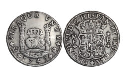 Fernando VI 8 Reales 1747 México MF MBC