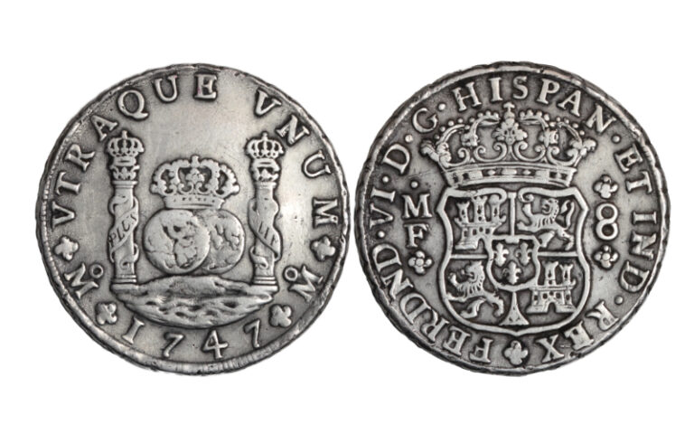 Fernando VI 8 Reales 1747 México MF MBC