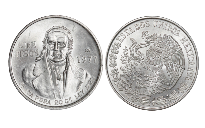 México 100 Pesos 1977 SC