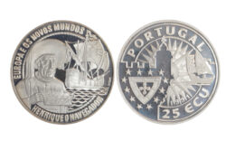 Portugal 25 Ecu 1991 Enrique el Navegante PROOF