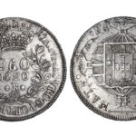 Brasil Joao VI 960 Reis (acuñado sobre 8 Reales) 1820 R MBC+