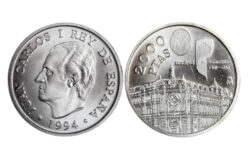 2000 Pesetas 1994 Asamblea del F.M.I. SC con cápsula